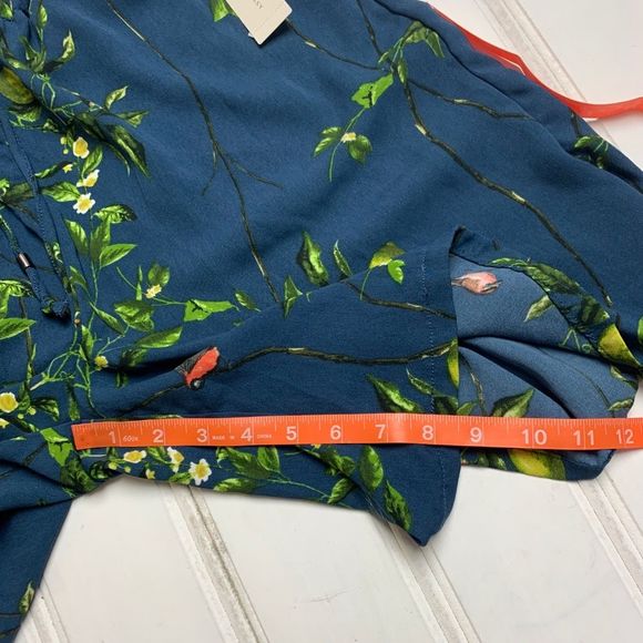 Anthropologie S Oversized Lemon Fruit Print Bermuda Shorts Elastic Waist Boho - Picture 8 of 8